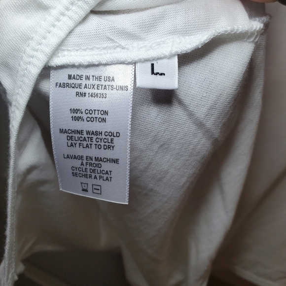 HOUSE OF HARLOW White Tank Bodysuit Size Large NWT - Picture 6 of 6